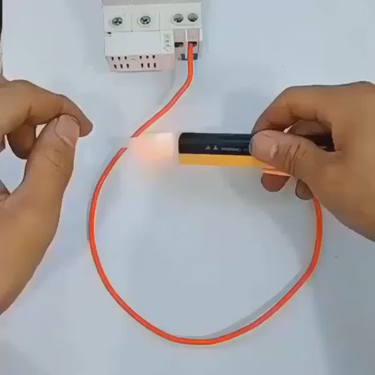 Electric Digital Voltage Tester Pen With LED Indicator And Beep Alert – Portable Household Tool